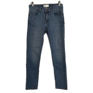 Frame Denim Slim Skinny Jeans in Medium Blue
